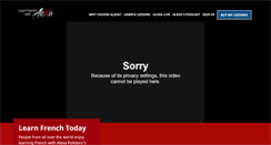 Desktop Screenshot of learnfrenchwithalexa.com